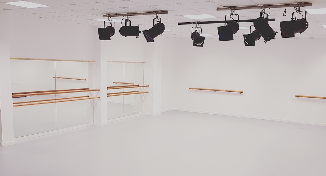 Image of studio space avalable to hire from First Steps Dance Academy