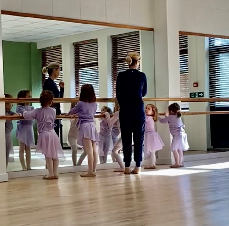 Miss Camilla and ballet class at First Steps Academy Lillie Road